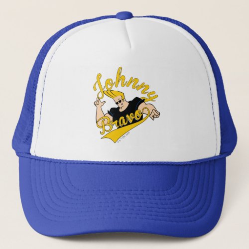 Johnny Bravo Athletic Graphic Trucker Hat