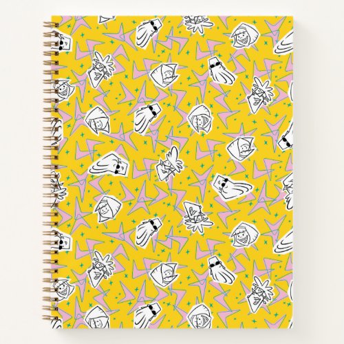 Johnny Bravo Characters Pattern Notebook