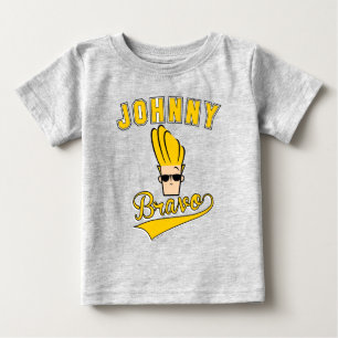 Johnny Bravo Collegiate Graphic Baby T-Shirt