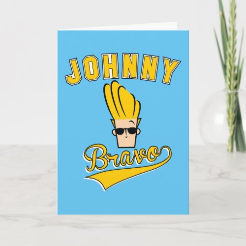 Johnny Bravo Collegiate Graphic Card