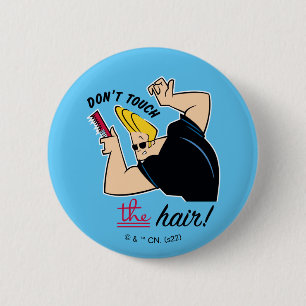 Johnny Bravo Comb - Don't Touch The Hair! Button