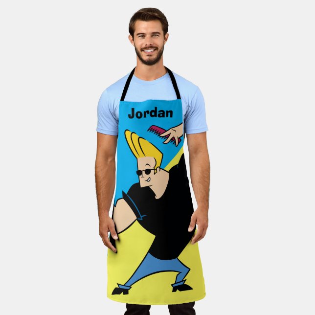 Johnny Bravo Combing Hair Apron (Worn)