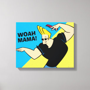 Johnny Bravo Combing Hair Canvas Print