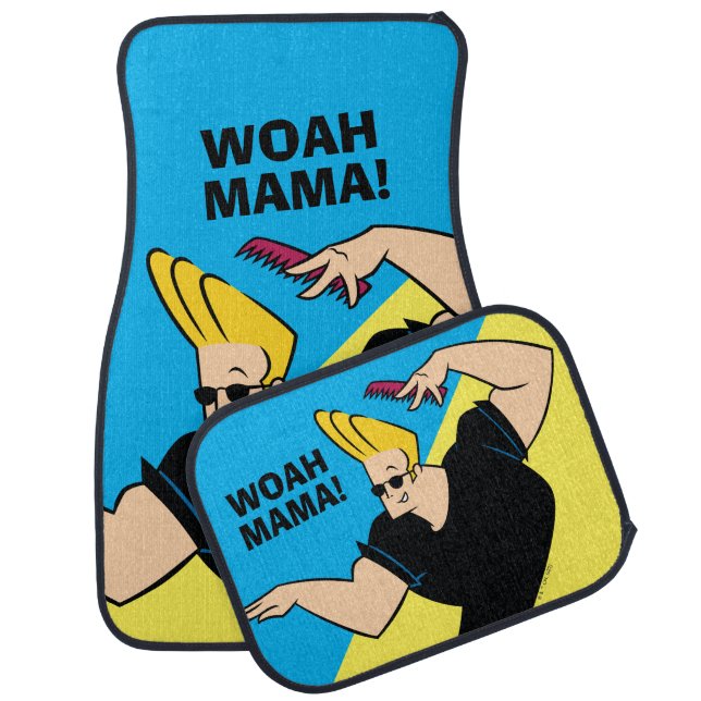 Johnny Bravo Combing Hair Car Floor Mat (Set)