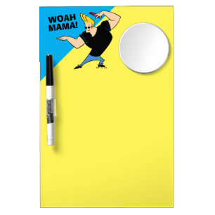 Johnny Bravo Combing Hair Dry Erase Board With Mirror