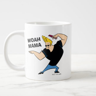Johnny Bravo Combing Hair Giant Coffee Mug