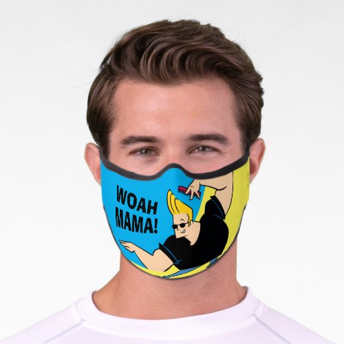 Johnny Bravo Combing Hair Premium Face Mask