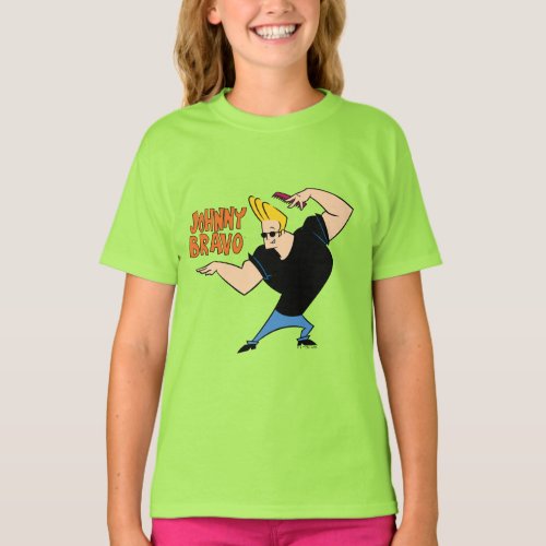 Johnny Bravo Combing Hair T_Shirt