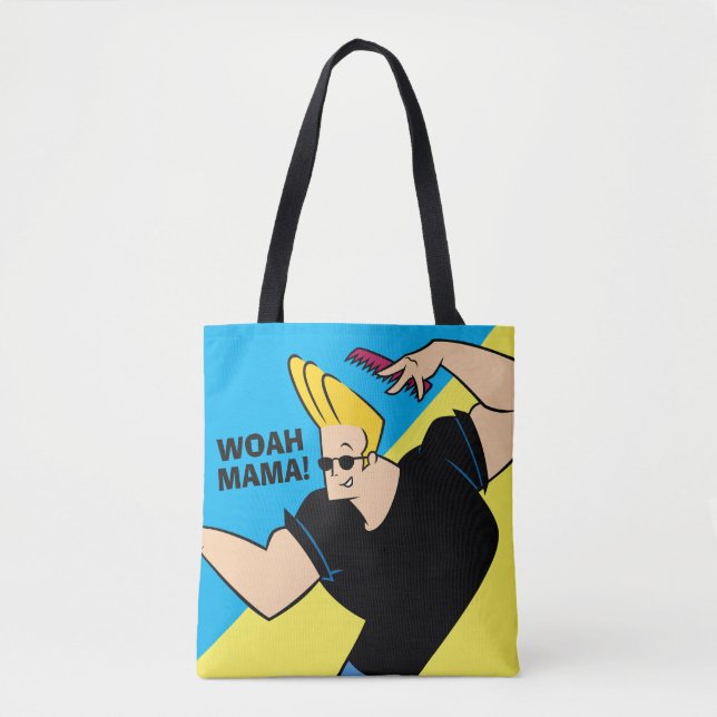Johnny Bravo Combing Hair Tote Bag (Front)