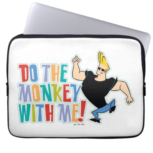 Johnny Bravo _ Do The Monkey With Me Laptop Sleeve
