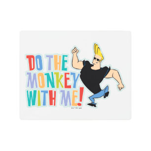 Johnny Bravo - Do The Monkey With Me! Metal Print
