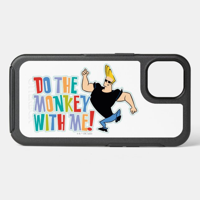 Johnny Bravo - Do The Monkey With Me! Otterbox iPhone Case (Back Horizontal)