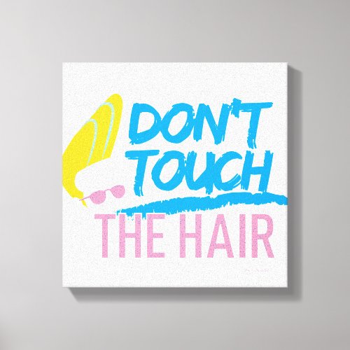 Johnny Bravo _ Dont Touch The Hair Graphic Canvas Print