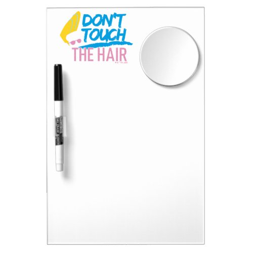 Johnny Bravo _ Dont Touch The Hair Graphic Dry Erase Board With Mirror