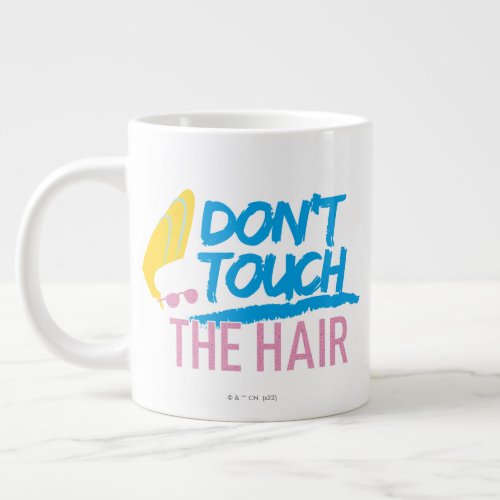 Johnny Bravo _ Dont Touch The Hair Graphic Giant Coffee Mug