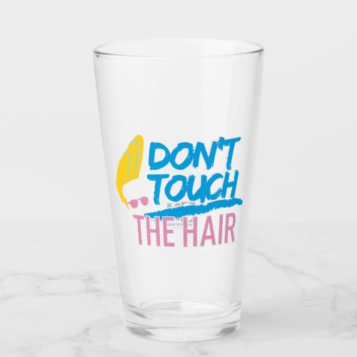 Johnny Bravo _ Dont Touch The Hair Graphic Glass