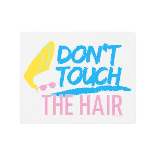 Johnny Bravo - Don't Touch The Hair Graphic Metal Print