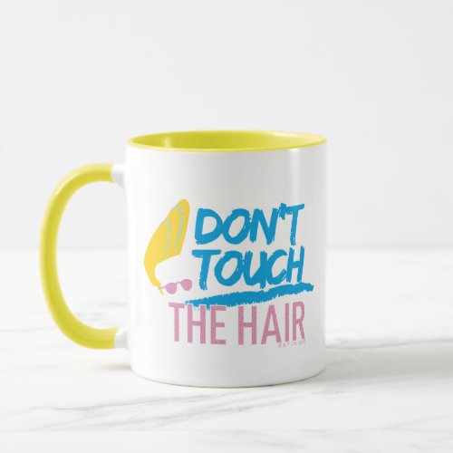 Johnny Bravo _ Dont Touch The Hair Graphic Mug