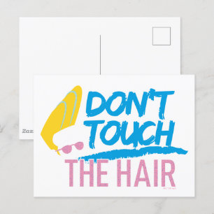 Johnny Bravo - Don't Touch The Hair Graphic Postcard