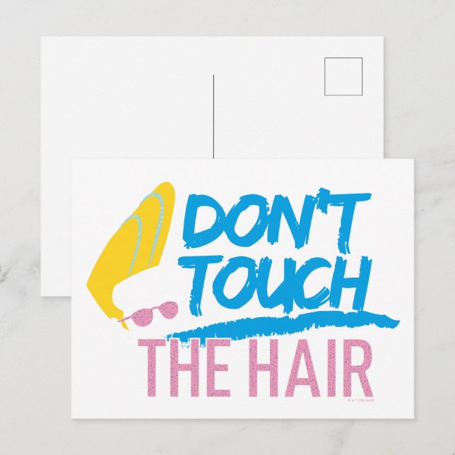 Johnny Bravo - Don't Touch The Hair Graphic Postcard (Front/Back)
