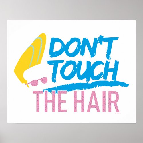 Johnny Bravo _ Dont Touch The Hair Graphic Poster