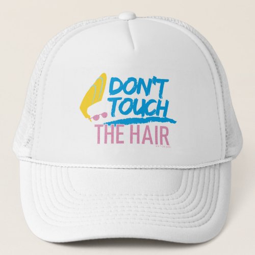 Johnny Bravo _ Dont Touch The Hair Graphic Trucker Hat