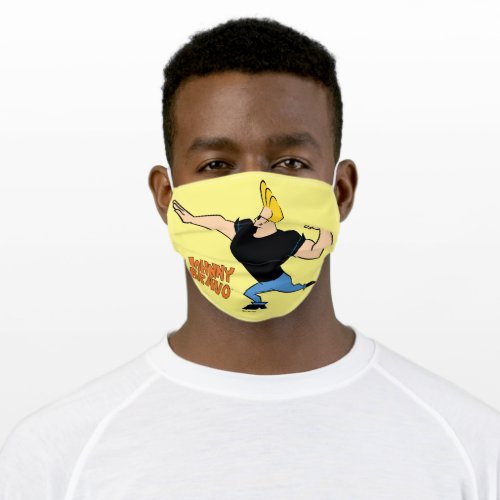 Johnny Bravo Flexing Adult Cloth Face Mask