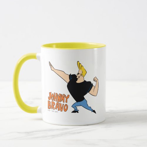 Johnny Bravo Flexing Mug