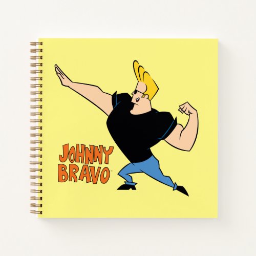 Johnny Bravo Flexing Notebook