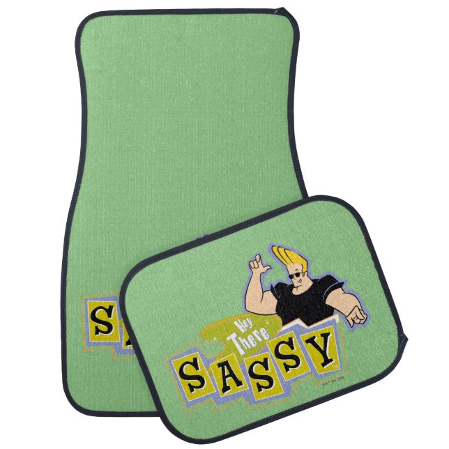 Johnny Bravo - Hey There Sassy Car Floor Mat (Set)