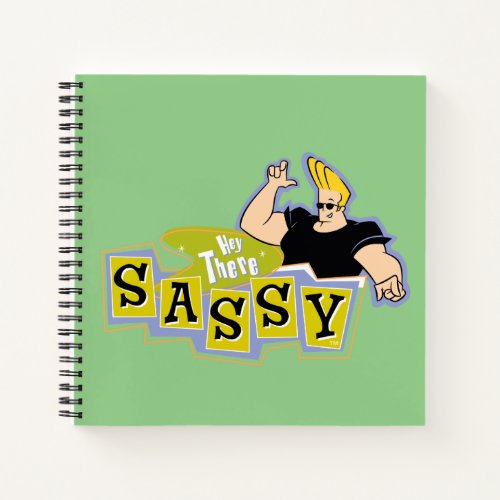 Johnny Bravo _ Hey There Sassy Notebook