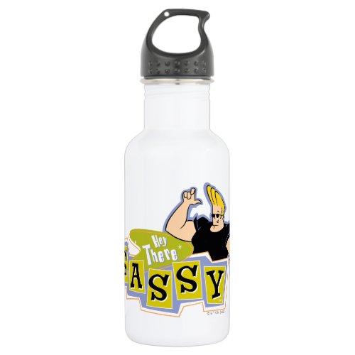 Johnny Bravo _ Hey There Sassy Stainless Steel Water Bottle
