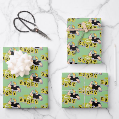 Johnny Bravo _ Hey There Sassy Wrapping Paper Sheets