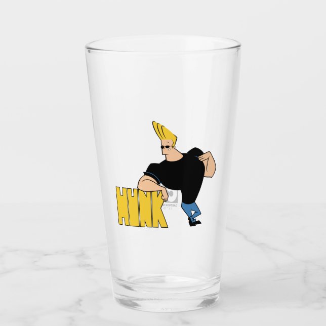 Johnny Bravo - Hunk Glass (Front)