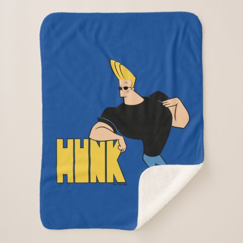 Johnny Bravo _ Hunk Sherpa Blanket
