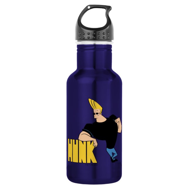 Johnny Bravo - Hunk Stainless Steel Water Bottle (Front)