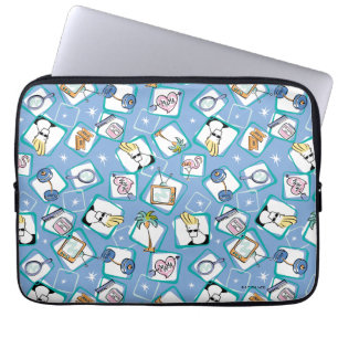 Johnny Bravo Icon Pattern Laptop Sleeve