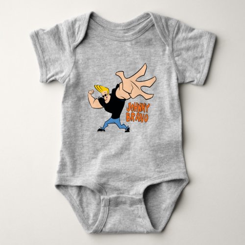 Johnny Bravo Iconic Pose Baby Bodysuit