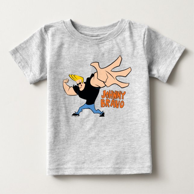 Johnny Bravo Iconic Pose Baby T-Shirt (Front)