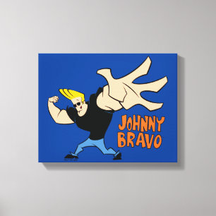 Johnny Bravo Iconic Pose Canvas Print