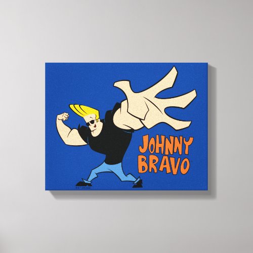 Johnny Bravo Iconic Pose Canvas Print
