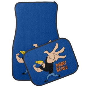 Johnny Bravo Iconic Pose Car Floor Mat