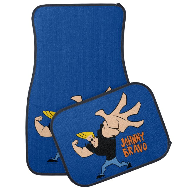Johnny Bravo Iconic Pose Car Floor Mat (Set)