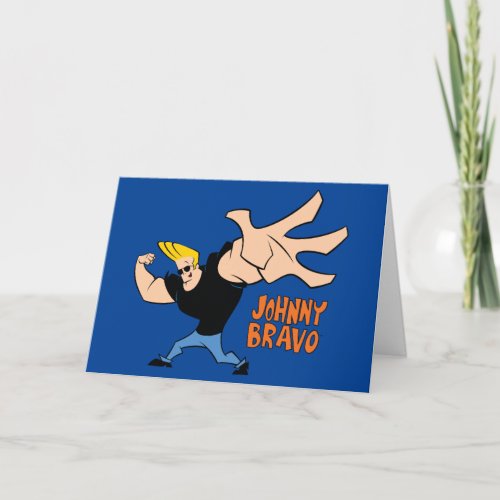 Johnny Bravo Iconic Pose Card
