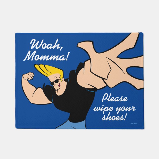 Johnny Bravo Iconic Pose Doormat (Front)