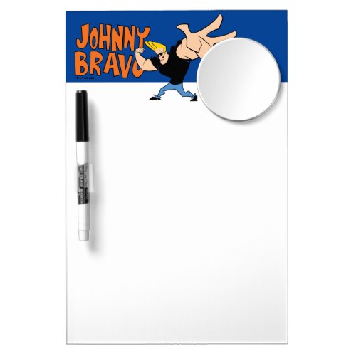 Johnny Bravo Iconic Pose Dry Erase Board With Mirror
