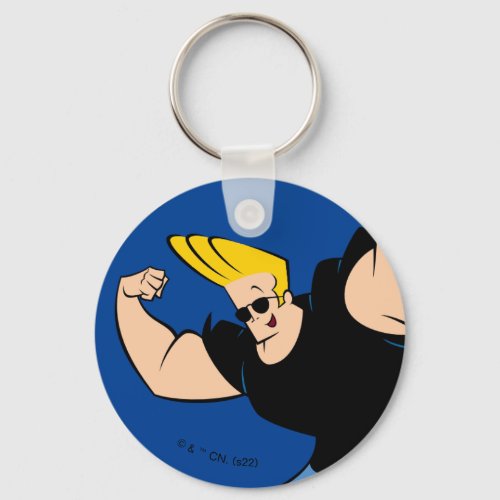 Johnny Bravo Iconic Pose Keychain