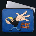 Johnny Bravo Iconic Pose Laptop Sleeve<br><div class="desc">Check out this iconic flex and reach pose of Johnny Bravo!</div>