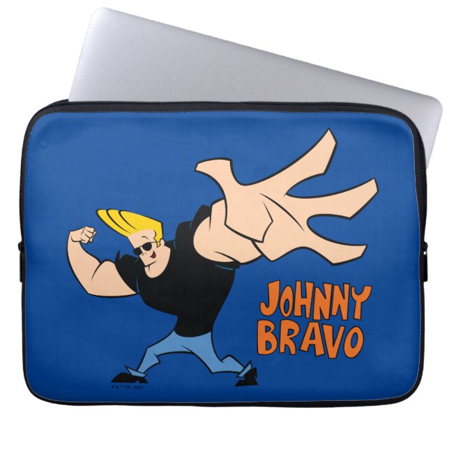 Johnny Bravo Iconic Pose Laptop Sleeve (Front)