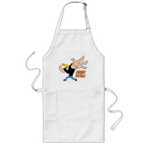 Johnny Bravo Iconic Pose Long Apron